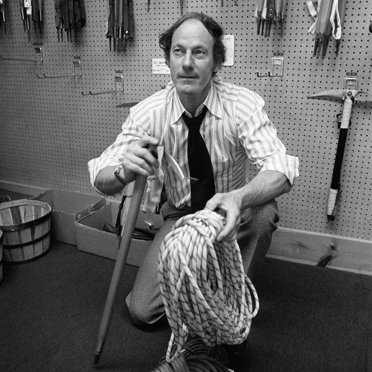 rfkenmore's tweet photo. Jim Whittaker died this week at 97 years old

Interesting:
— First American to summit Mt. Everest (1963)¹
— First full-time employee at REI, and later their second CEO
— In 1965 he guided Robert F Kennedy on an ascent of Mount Kennedy in the Canadian Yukon range, named for JFK, 1 year after his assassination

⎯⎯⎯⎯
¹ Press buzz from his Everest climb pushed REI past $1M for the first time in company history