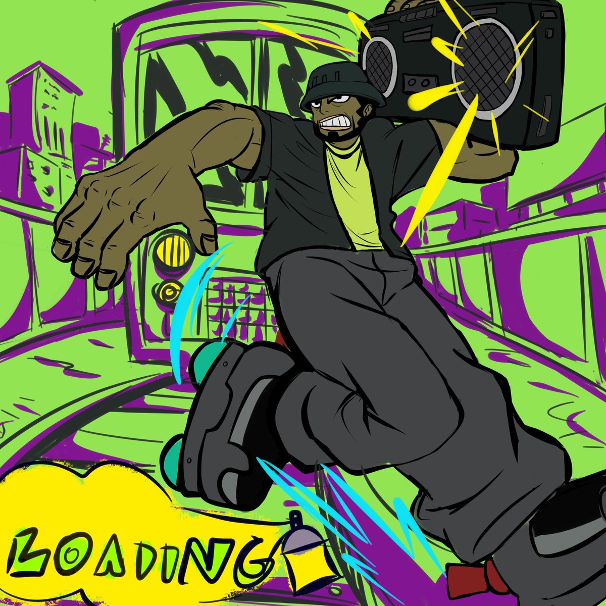SteamieHam's tweet photo. #fanart #jetsetradio #sega #illustration https://t.co/G6jjS2z4KZ