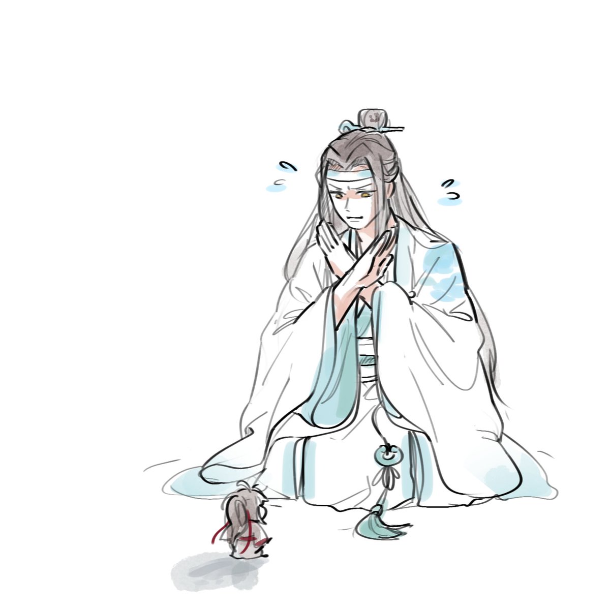 papu_ri_ca's tweet photo. 안 가면 안 돼? #MDZS #魔道祖師 https://t.co/83ni3FCmUi