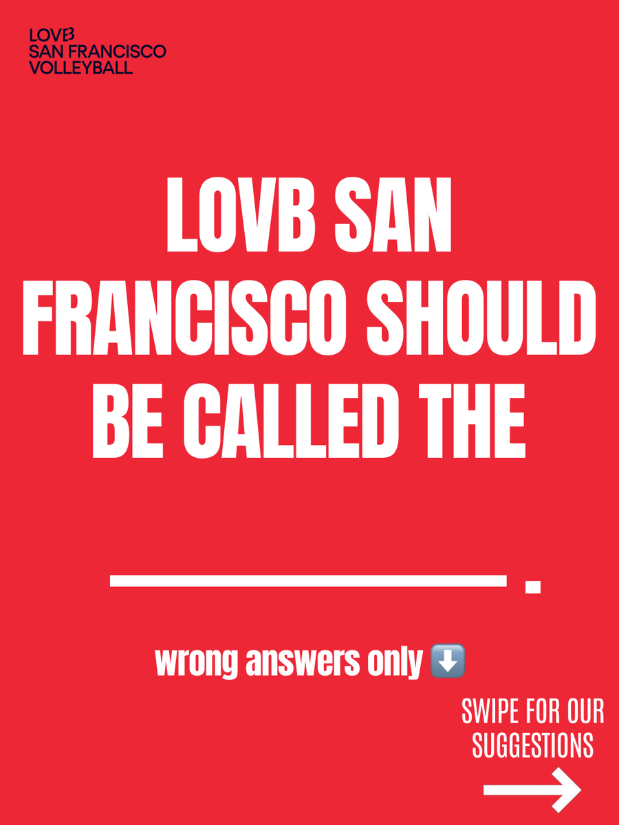 LOVB SF tweet media