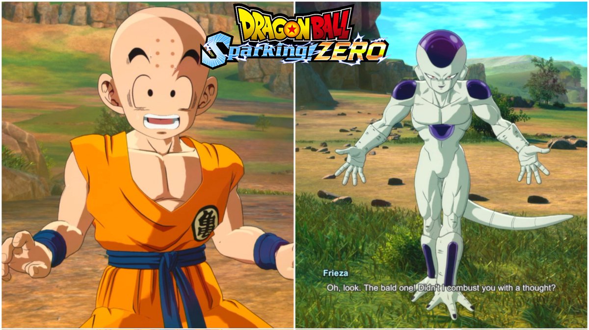 APSvj's tweet photo. Krillin vs Frieza 😨 brutal fight 

Full fight - https://t.co/qf8eLMwbAJ

#dragonballsparkingzero #frieza #krillin https://t.co/zE69iK2AiR