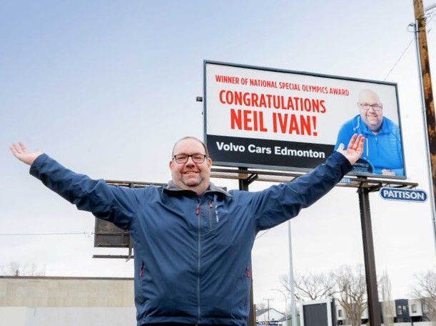 VolvoEdmonton's tweet photo. We are so proud of our lot attendant Neil Ivan! 
Neil’s commitment, work ethic, and energy make a difference every day. 
A well-deserved spotlight for Neil! 👏👏👏 https://t.co/M00hIECMlG