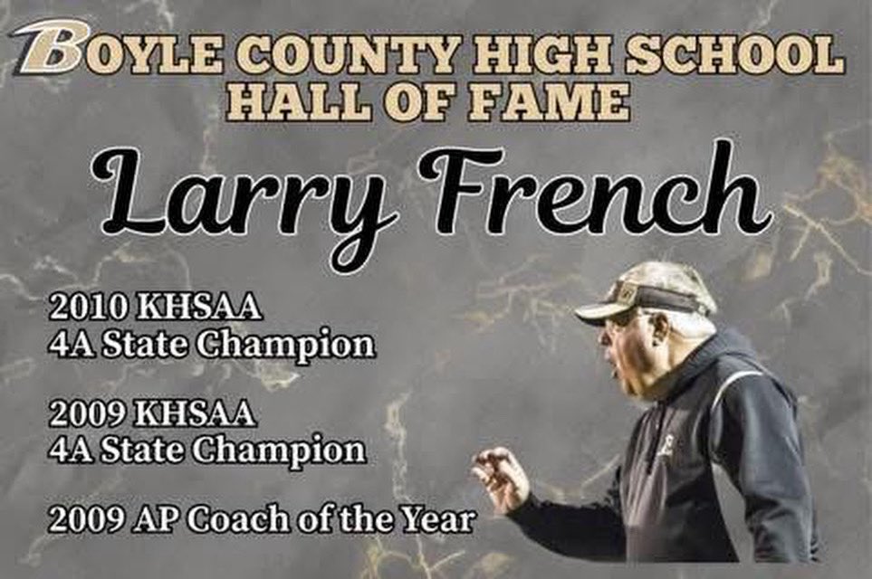 Region12Insider's tweet photo. Region 12 Insider wants to extend our deepest sympathy to the French family. Coach French lead our own Mercer County, Boyle County, Lincoln County, and Southwestern football programs. He was recently inducted into the Boyle County Hall of Fame in February of this year. He will be missed by all who knew him. RIP Coach. 

📸: @BoyleCoSchools