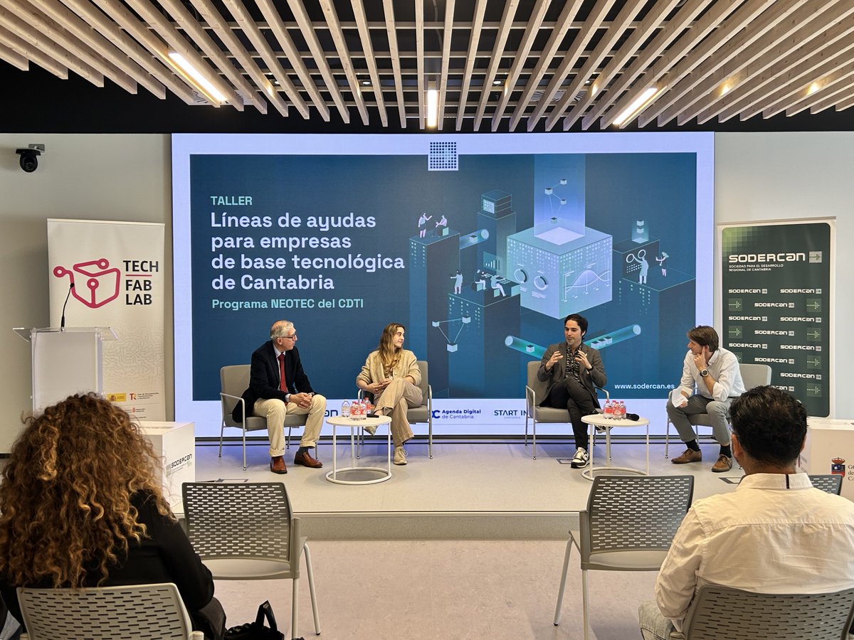 Sodercan's tweet image. 🚀 #NEOTEC 2026: hasta 325.000 € a fondo perdido para #startups tecnológicas

Hoy junto a @CDTI_innovacion hemos trabajado sus claves:

📅 14 abril–14 mayo
🔬 Proyectos de I+D+i y tecnología propia
⚡ Financiación sin avales
📊 Presupuesto +20M€

➕info: sodercan.es/sodercan-y-cdt…