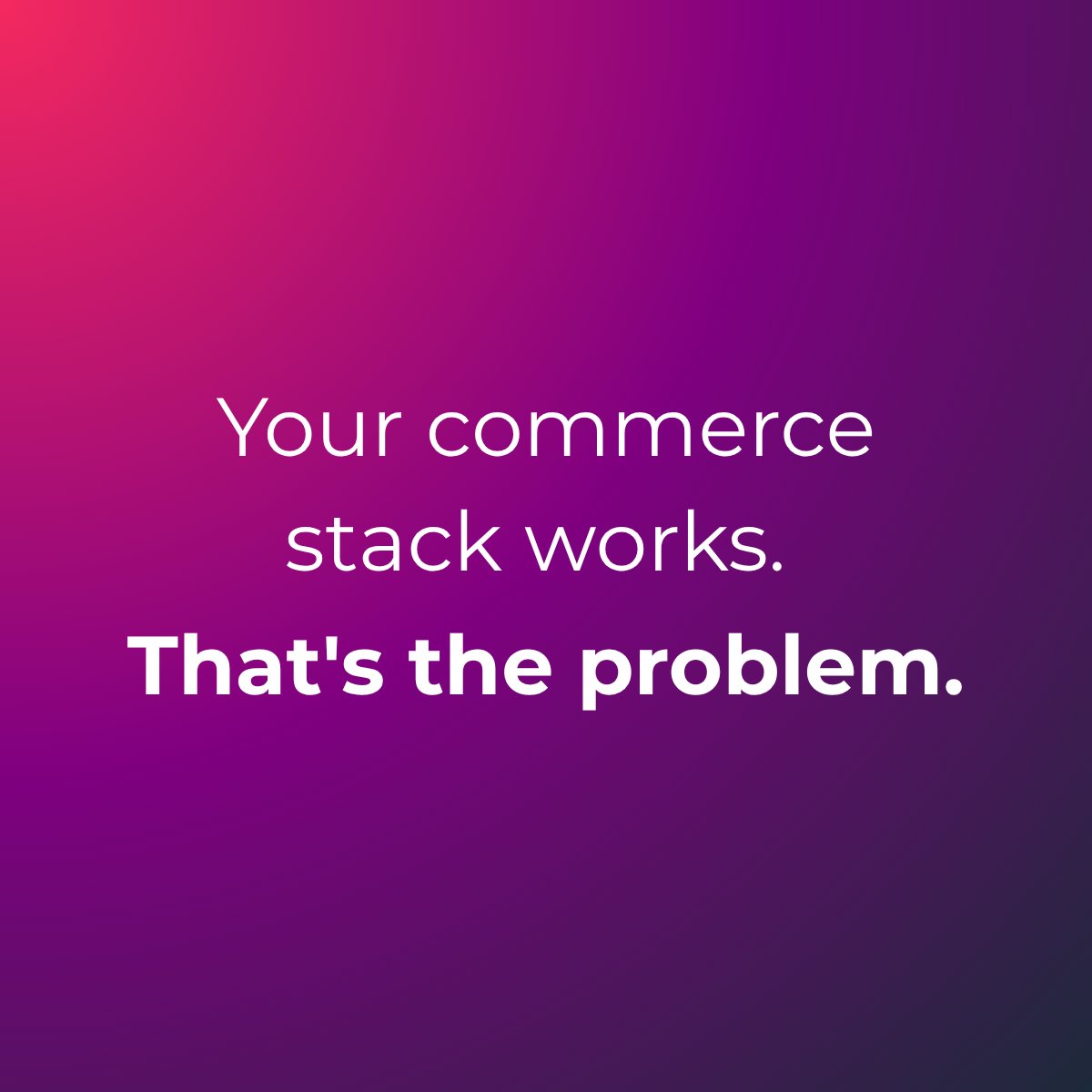 Fastr_DXP's tweet image. Composable commerce promised agility. 
It delivered a meeting about a meeting about a ticket about a test.

Andrea Mulligan wrote the full breakdown  hubs.ly/Q049TsN30

#EnterpriseEcommerce #ComposableCommerce #ConversionOptimization