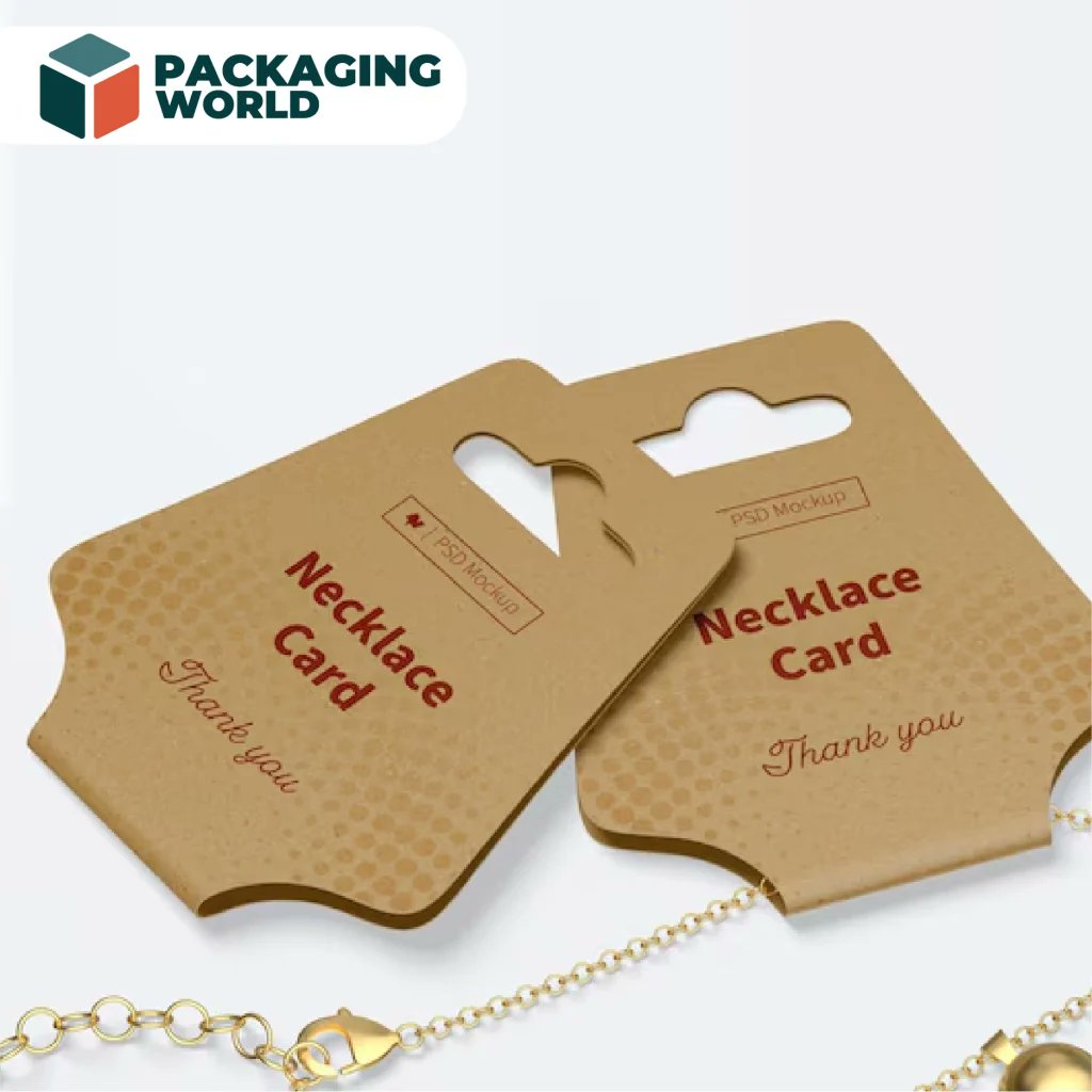 PackagingWorldd's tweet photo. These custom necklace cards offer a professional and elegant way to present your necklaces while reinforcing your brand identity. Made with durable materials and high-quality printing, these cards add charm and protection to your jewelry. https://t.co/W2UTvDq19C