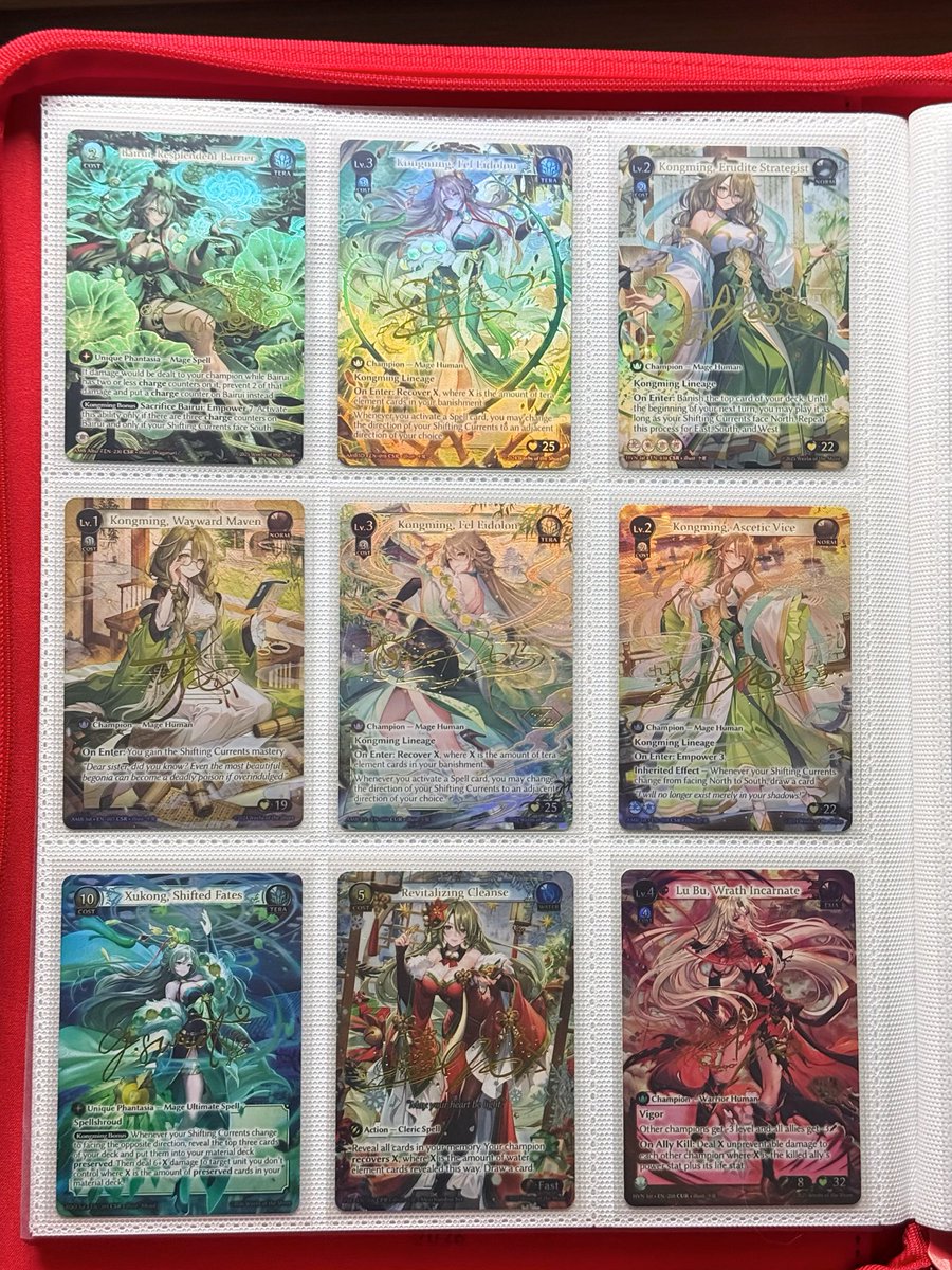 mraidenwong's tweet photo. Waiting for my Kongming Serene Spirit to complete this page 🩵
#GrandArchiveTCG @grandarchivetcg 
#FastCureTCG @FastCureTCG https://t.co/liPaWW93VQ