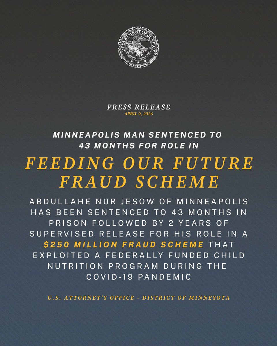 U.S. Department of Justice tweet media