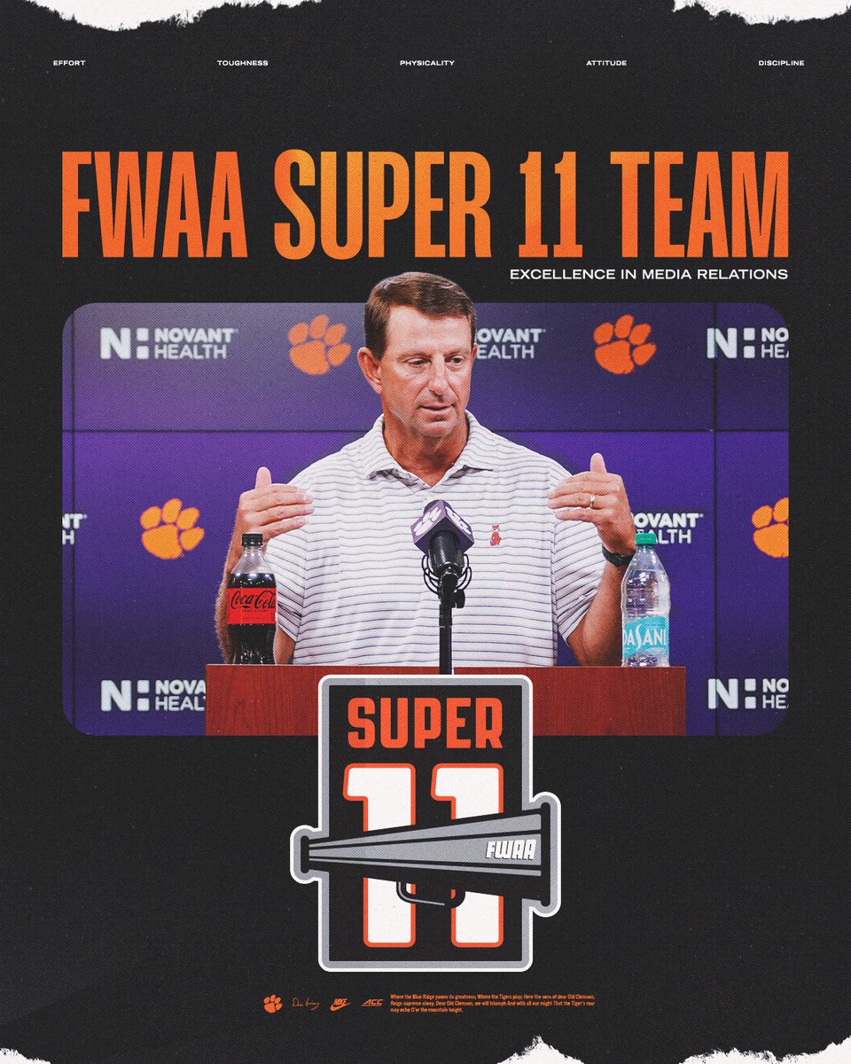 Clemson Football tweet media