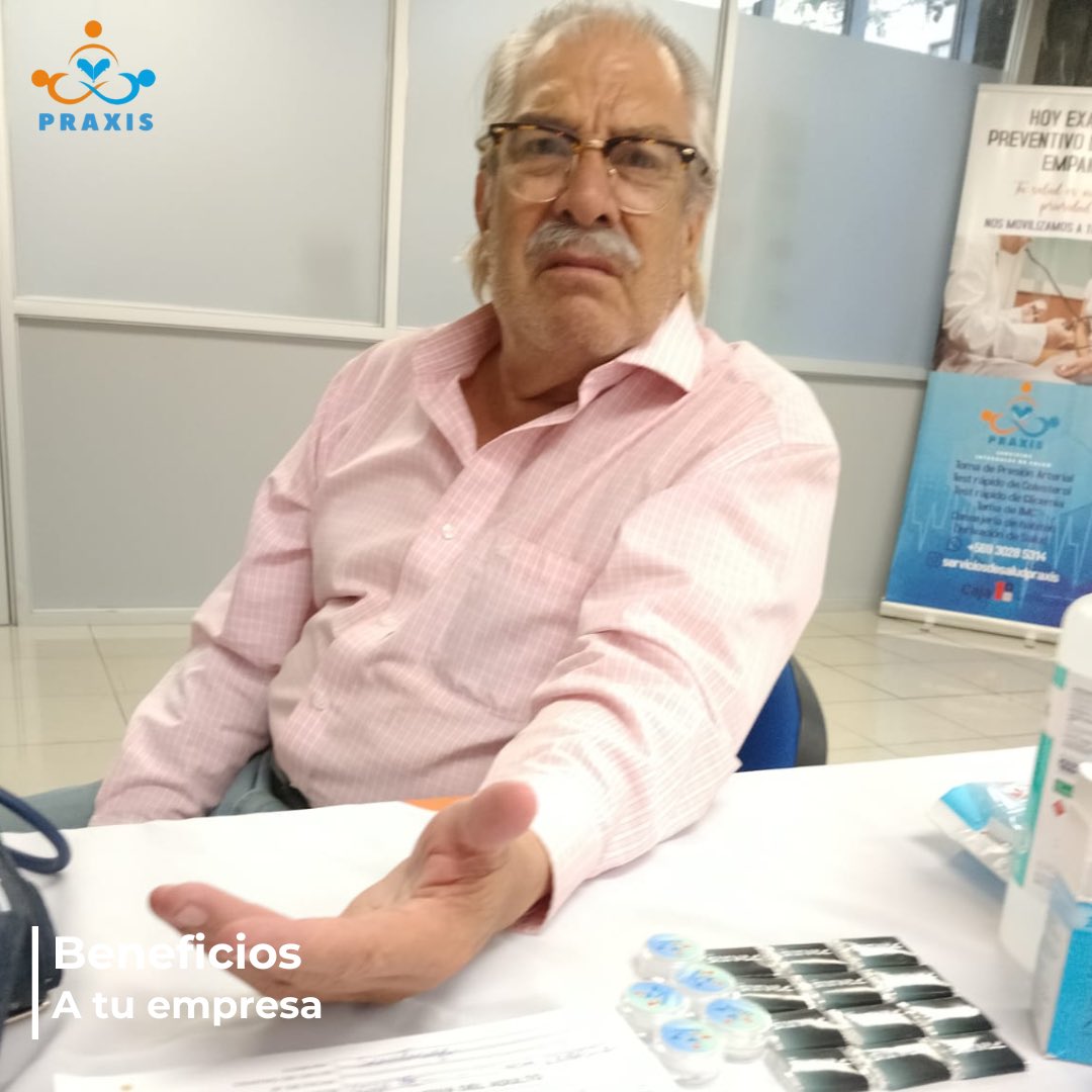 saludpraxis's tweet image. 🔍 ¿En qué consiste este preventivo?
✔ Control de presión arterial
✔ Medición de glicemia
✔ Evaluación de colesterol y triglicéridos
✔ Cálculo de IMC (peso y talla)
✔ Entrega de resultados y asesoría personalizada

#PraxisSalud #EMPA #EMPAM #PrevenciónEnSalud