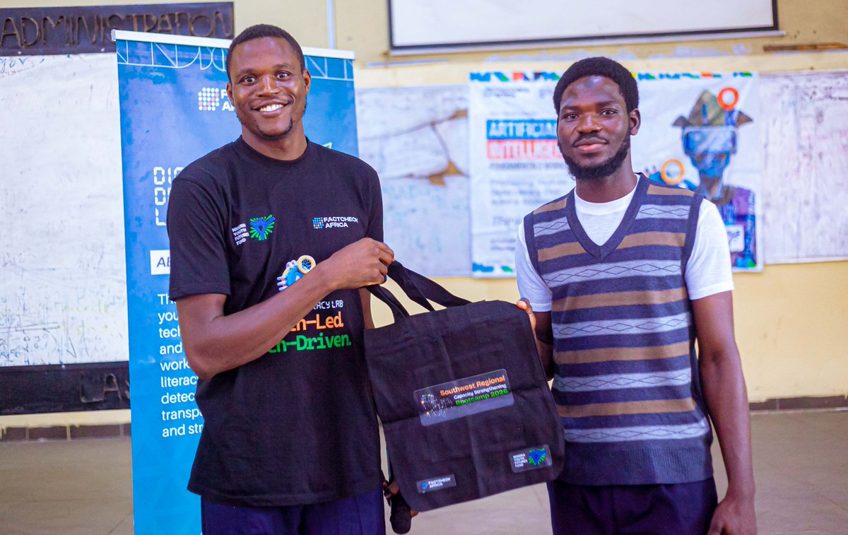 FactC_Africa's tweet photo. Last week in Lagos, we brought a powerful journey to a defining close.

Our team successfully hosted the Lagos Edition of our AI Fundamentals Workshop at Lagos State University - marking the grand finale of our Southwest regional rollout supported by @ng_youthfund. 

thread! https://t.co/ZzFaBdE6om