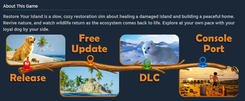 🏝️ Restore Your Island | UE5 Indie Game for Steam tweet media