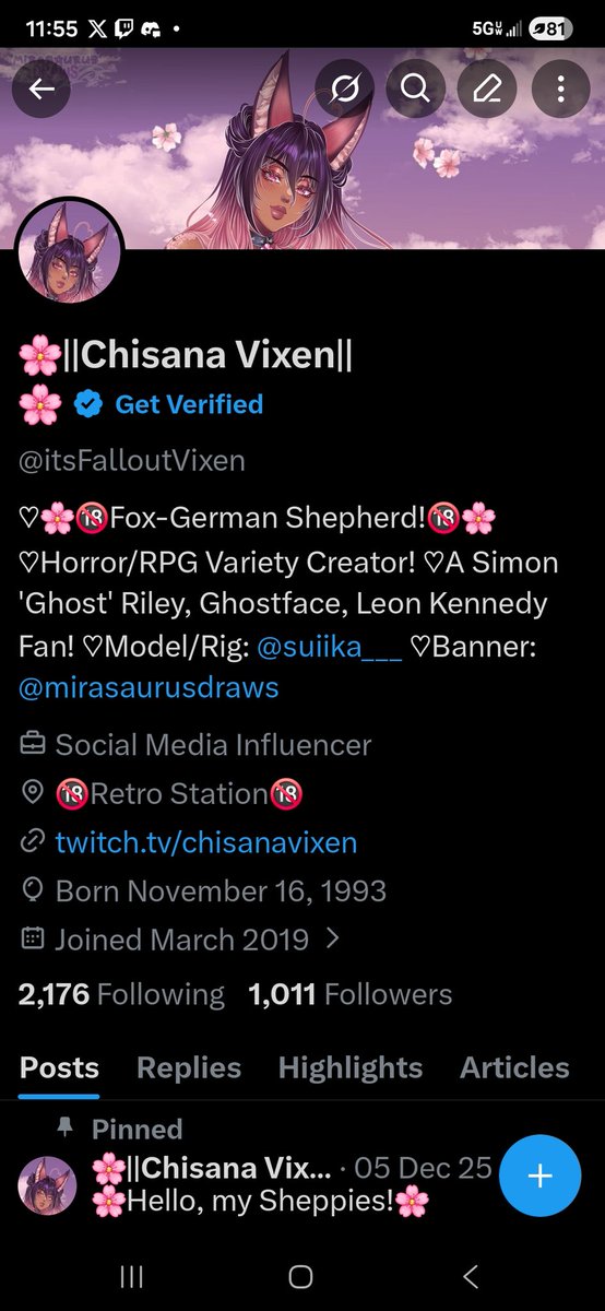 🌸||Chisana Vixen||🌸 tweet media