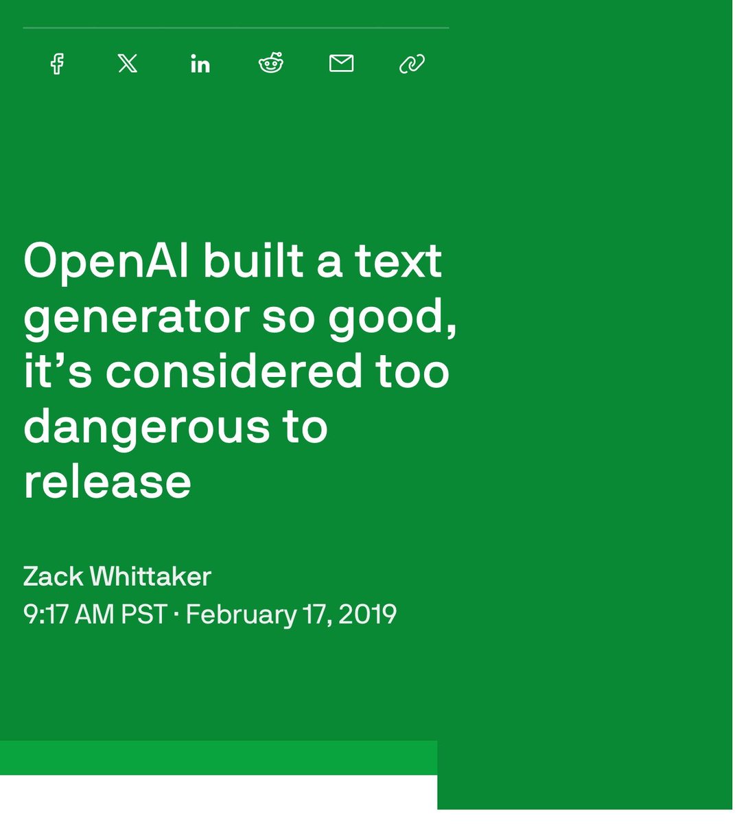Phyl3R's tweet photo. Nice marketing stunt.

OpenAI did a similar trick back in 2019… https://t.co/2MirFHaFLm