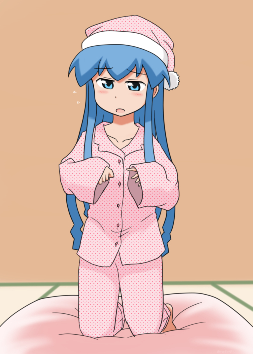 #無言で帽子をかぶったイラストを貼る見た人も貼る
#イカ娘 