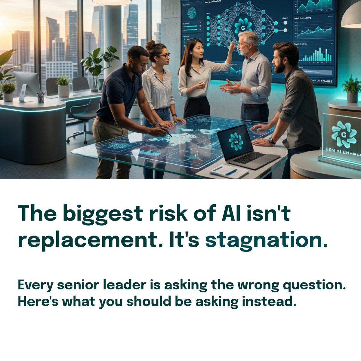 GenAIEnable's tweet photo. GenAI Enable is your partner in workforce evolution.
#ChangeManagement #Upskilling #LeadershipDevelopment #WorkforceEvolution #AIStrategy #InnovationMindset #GenAIEnable https://t.co/nLOS4qL7di