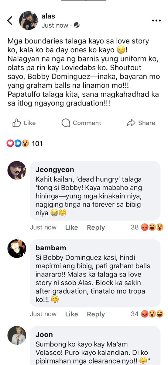 sulatnitine's tweet photo. BARNIS

  A filo #taekookau where, before graduation takes them in different directions, Alas almost confesses to Miel—but lets the moment slip away, leaving their story unfinished, with the quiet hope that college might bring them back to each other. https://t.co/KJnkYWRlDi