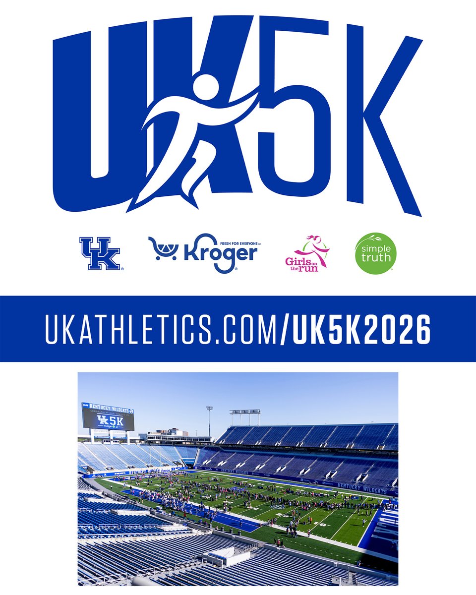 Registration for the UK5k, Presented by Kroger Simple Truth, is open now: bit.ly/47n6Ic2

Sign up to enjoy this exciting spring event on the morning of April 25!