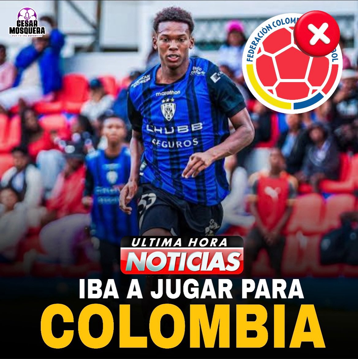 🚨🇨🇴🇪🇨 ATENCIÓN: JOHAN MARTÍNEZ, reciente fichaje del NEWCASTLE, estuvo MUY CERCA de jugar para Colombia en el Sudamerican U17. 😳

El extremo de IDV tiene sangre colombiana y había iniciado los trámites para obtener el pasaporte colombiano, e incluso desde hace más de un año