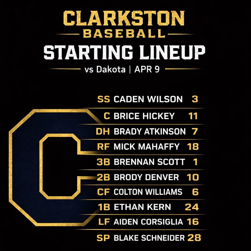 Clarkston Baseball tweet media