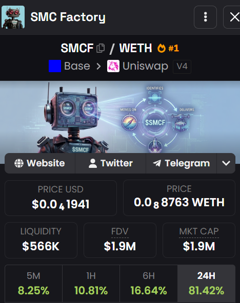 "<a href="/base/">Base</a> is dead"

bro this project was 200k like 1 week ago and 10x'd like nothing

$SMCF

lock in brothers