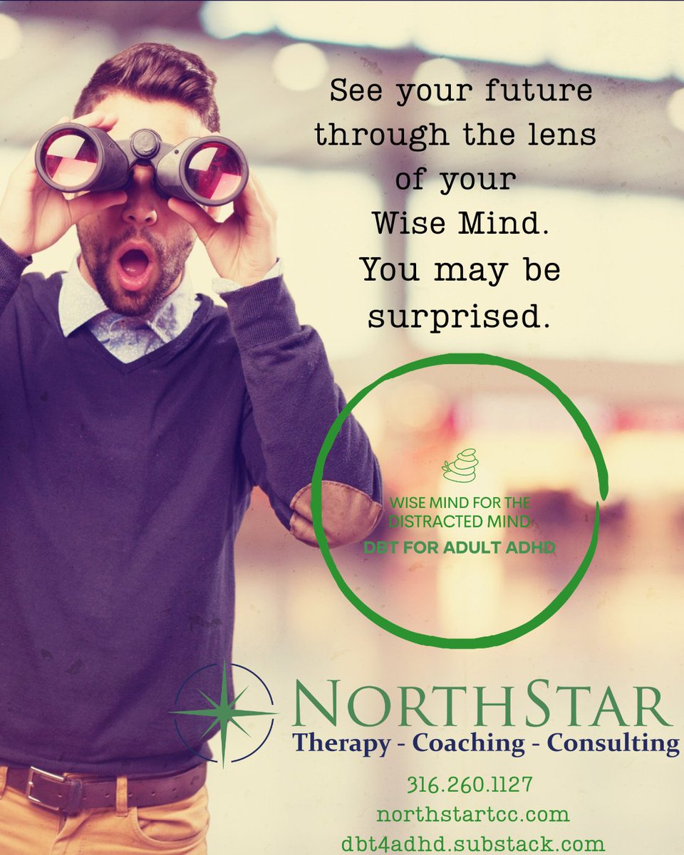 wisemindlife's tweet photo. #dbt4adhd
What if you looked at daily life with mindfulness and through the lens of your #WiseMind?   Be kind to your future self by being kind to your present self.

#adhd
#adhdadults
#adhdcommunity 
#dbtskills
#mindfulness
#wisemind
#therapistsconnect https://t.co/sAwgCFYTb4