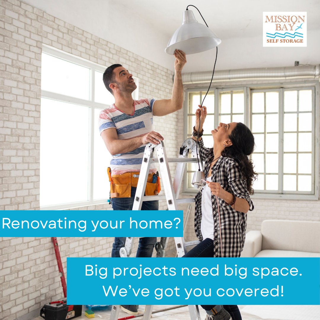 MissionBaySS's tweet photo. Renovating your home? Keep your furniture out of the dust and your project on track. We provide the extra space you need to work freely. Call today to claim your unit (561) 922-6489 https://t.co/dP84BT0aTw