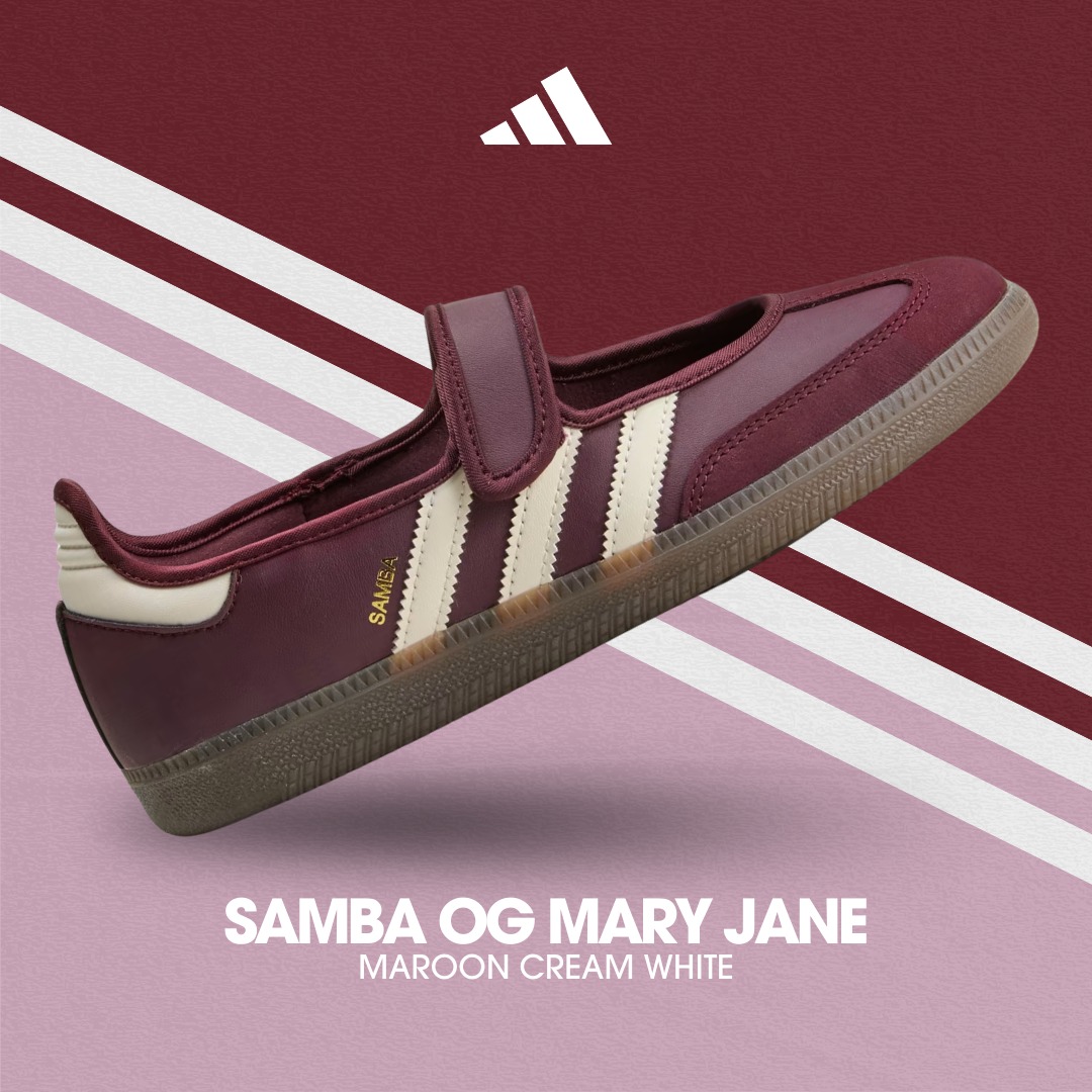 adidas gazelle silver green womens Samba OG Snakeskin Womens Lifestyle Shoes (Maroon/Cream/White)