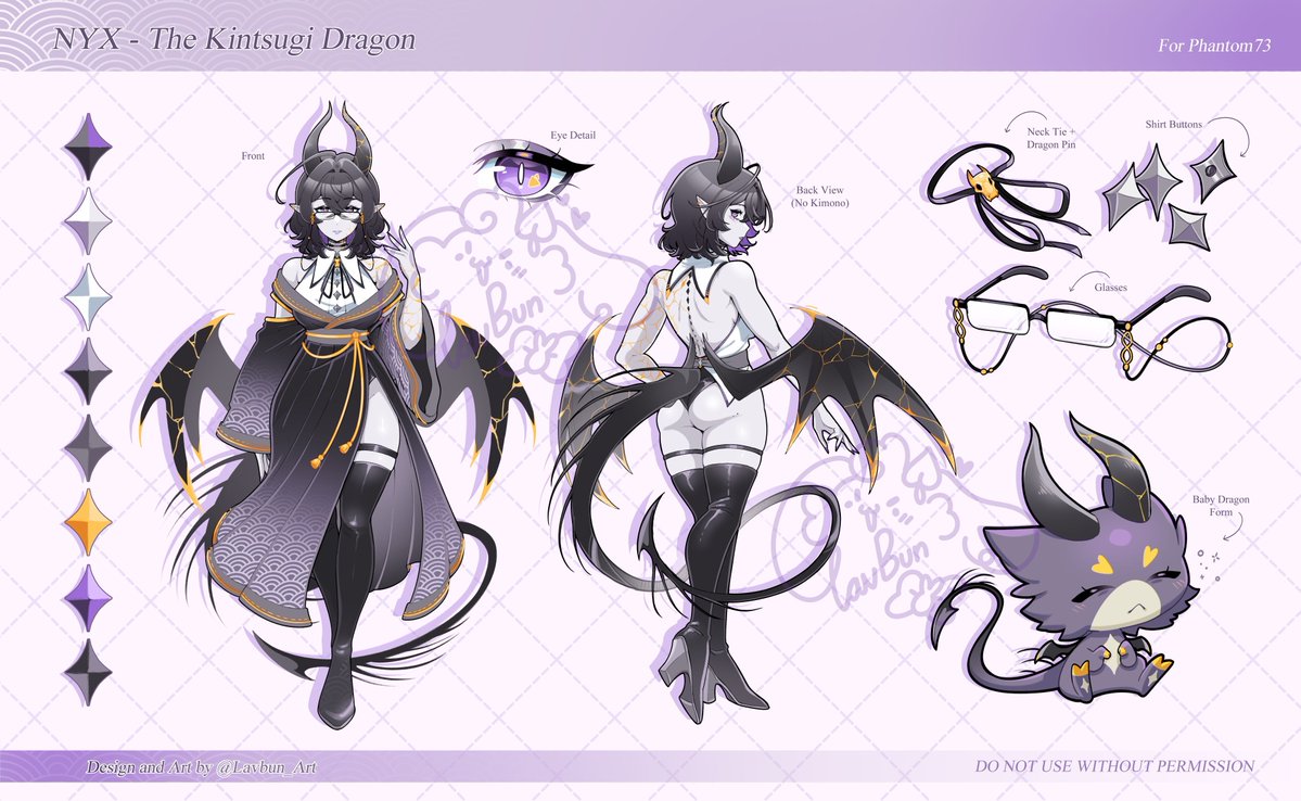 ♡ Character Ref Sheet for <a href="/nick_detweiler/">Phanta</a>! ♡ 

#VgenComm #DigitalArt
