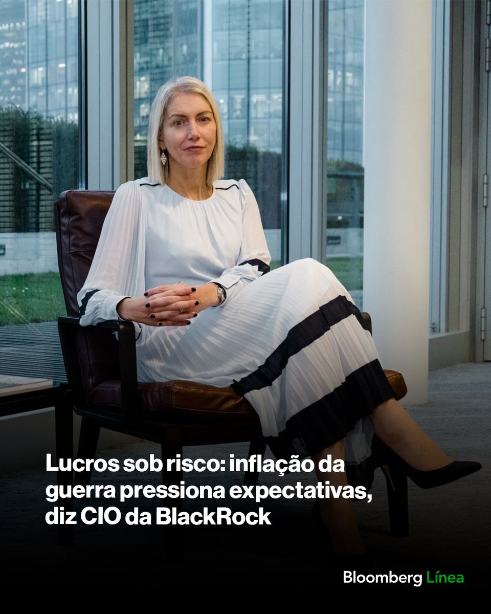 BloombergLineaB's tweet image. Lucros sob risco: inflação da guerra pressiona expectativas, diz CIO da BlackRock. Saiba mais: bit.ly/4e9nNtY

#negócios #lucro #inflação #guerra