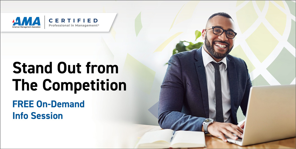 AMAnet's tweet image. Join us tomorrow! Learn the steps to become an AMA Certified Professional In Management in this free 20-minute info session.  ow.ly/kvc750Q4OfX 
#CPM #management #development #leadership