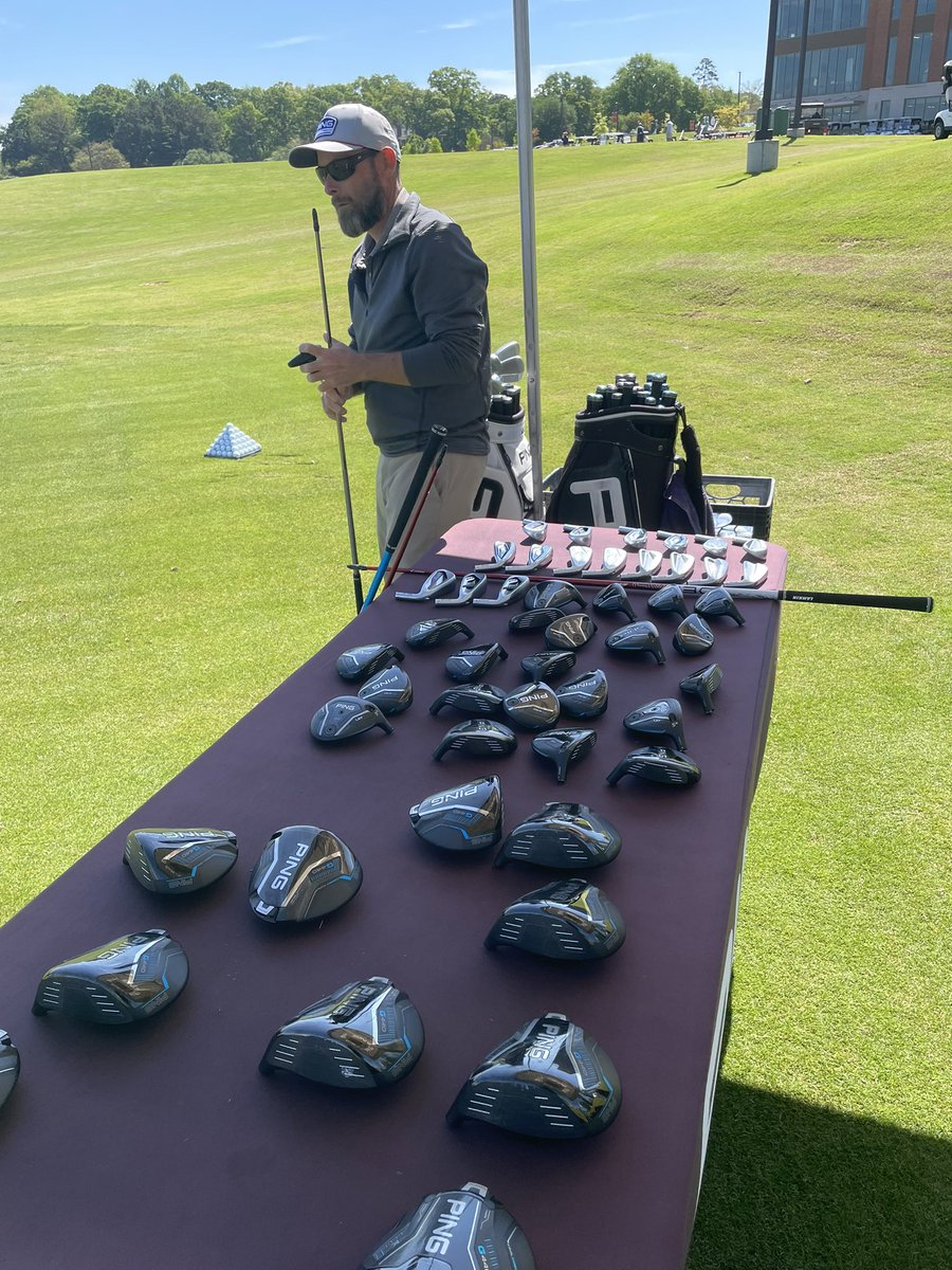 Clemson_Golf's tweet photo. PING fitting day at The Walker Course until 4pm today. 
Come on out! https://t.co/yC11RFyx6M