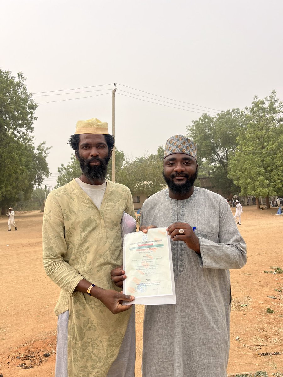 mudassirr_sml's tweet photo. I was thrilled to join Abba Kwaro in celebrating his achievement of finally obtaining his B.Eng. Electrical Engineering result! He was admitted in 2014 and, after a 12-year journey, has finally accomplished his goal. It's indeed a testament that, Alhamdulillah, it's better late than never!