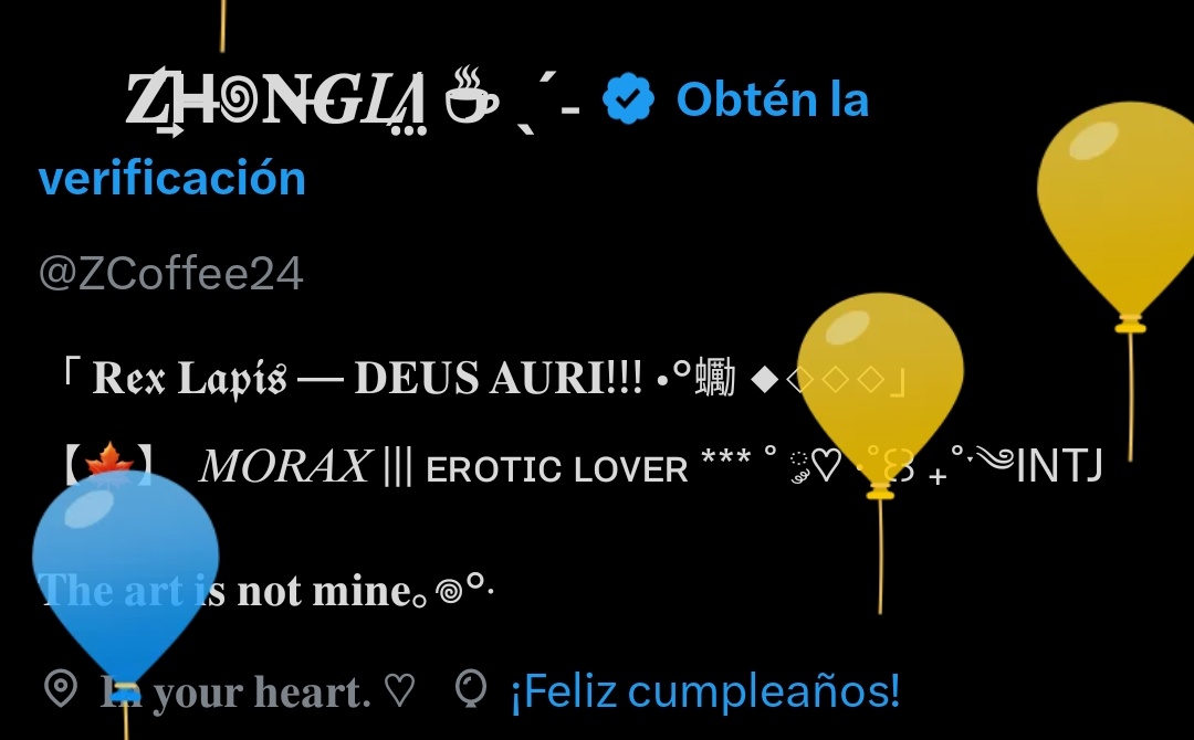 ZCoffee24's tweet photo. ⋮ ⌗ ┆It's my birthday, nice! Y por dichoso motivo estos días he andado algo ocupado, mañana vendré a responder los pendientes, paciencia. ☕️ https://t.co/9cGVFZ4TBz