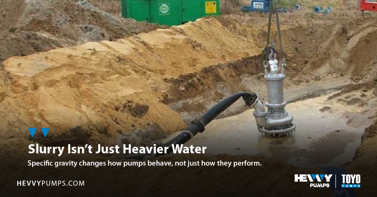 Specific gravity changes everything in slurry systems.
Higher solids = more power demand, faster wear, different hydraulics.
Same flow doesn’t mean same performance.
Understanding SG drives runtime. 🌐 bit.ly/4cefZVo

#SlurryHandling #EngineeringInsight #PlantReliability