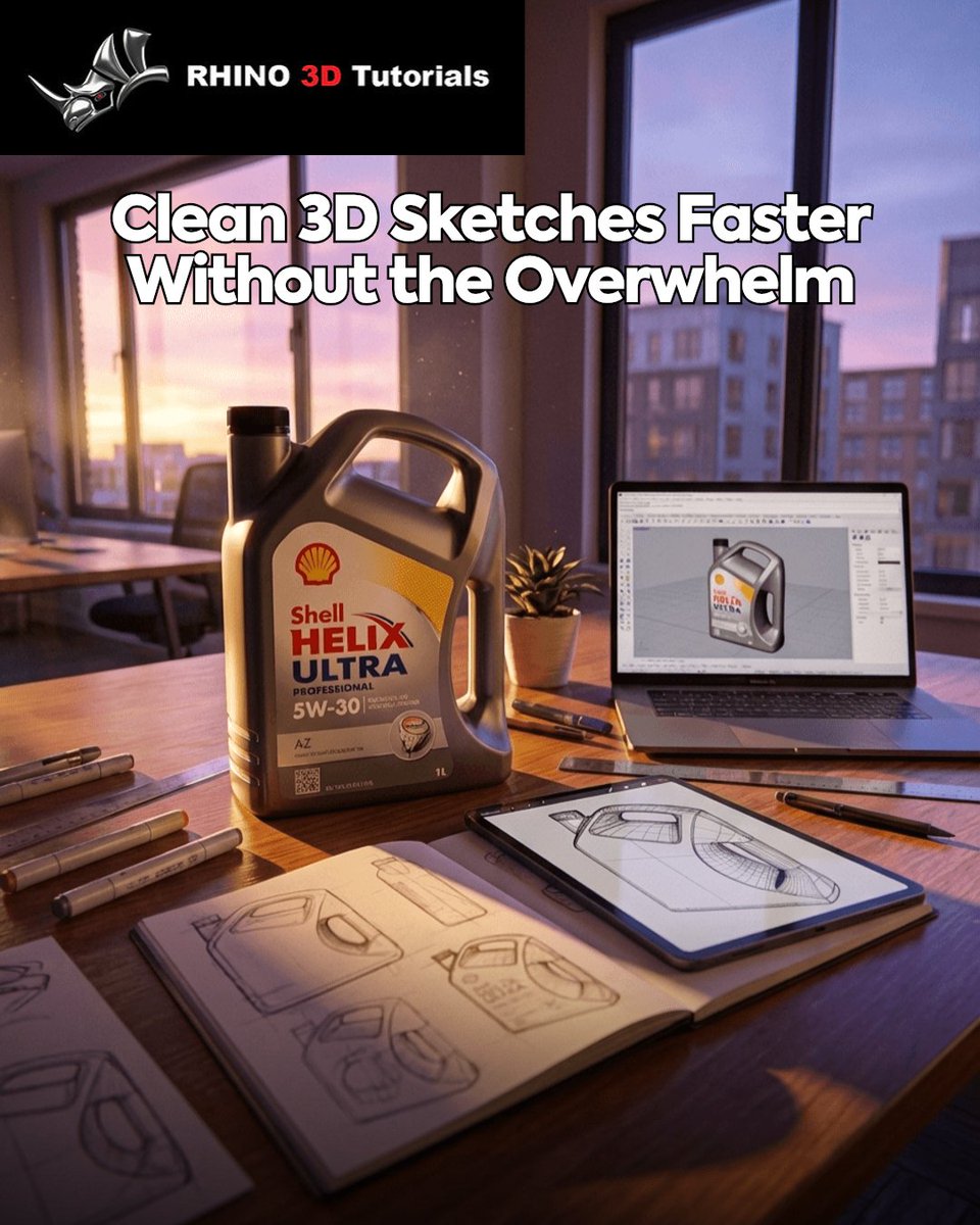 Rhino 3D Tutorials tweet media