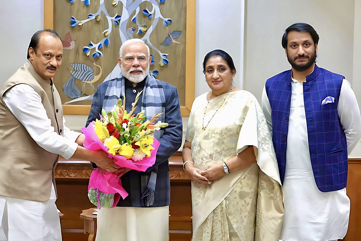 parthajitpawar's tweet photo. It is the privilege of my life to enter Parliament under the leadership of Hon’ble Prime Minister @narendramodi ji. I look forward to witnessing and contributing to India’s continued transformation under his visionary guidance.

As a young Indian and a son of Maharashtra, I remain deeply grateful to him for the remarkable progress and development ushered in across the nation and our state.

With the guidance of Hon’ble Home Minister @AmitShah ji, I am committed to serving the people with dedication and purpose.