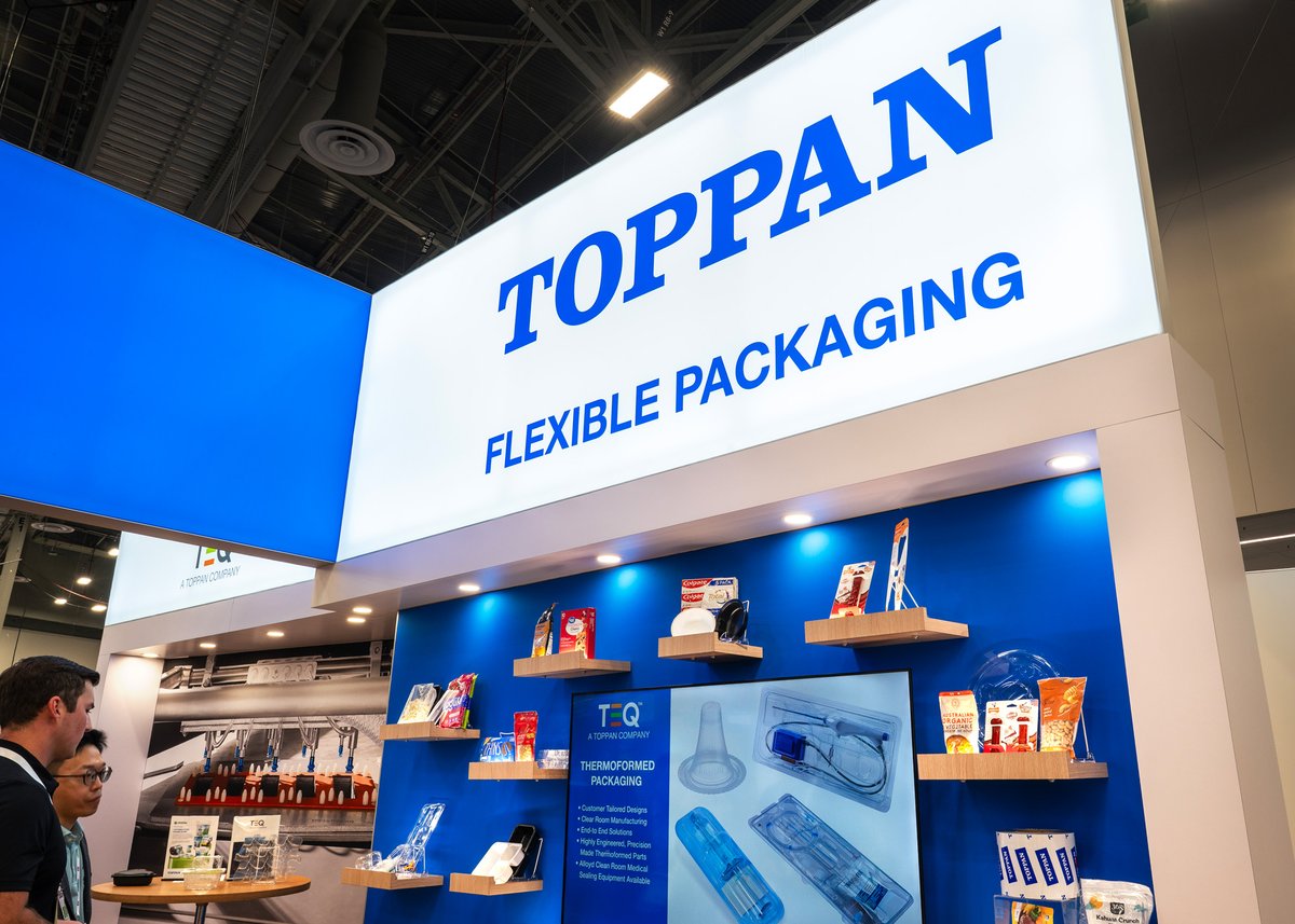 EngageStar's tweet image. Toppan's objectives at this year's PACK EXPO were clear, and we delivered in a big way. STAR helped craft a cohesive exhibit that harmonized division-specific storytelling under a unified Toppan brand identity. Learn more: hubs.li/Q03Z7TYH0

#PACKEXPO #SustainablePackaging