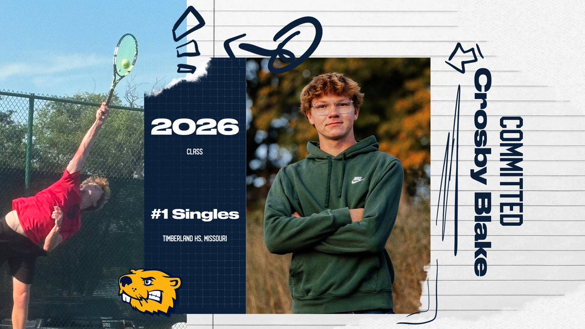 BVUMTennis's tweet photo. Excited to announce our next Beaver Tennis Family Member! All the way from St. Louis, Welcome Crosby to Storm Lake!!!!! https://t.co/3ZguBOm3rl