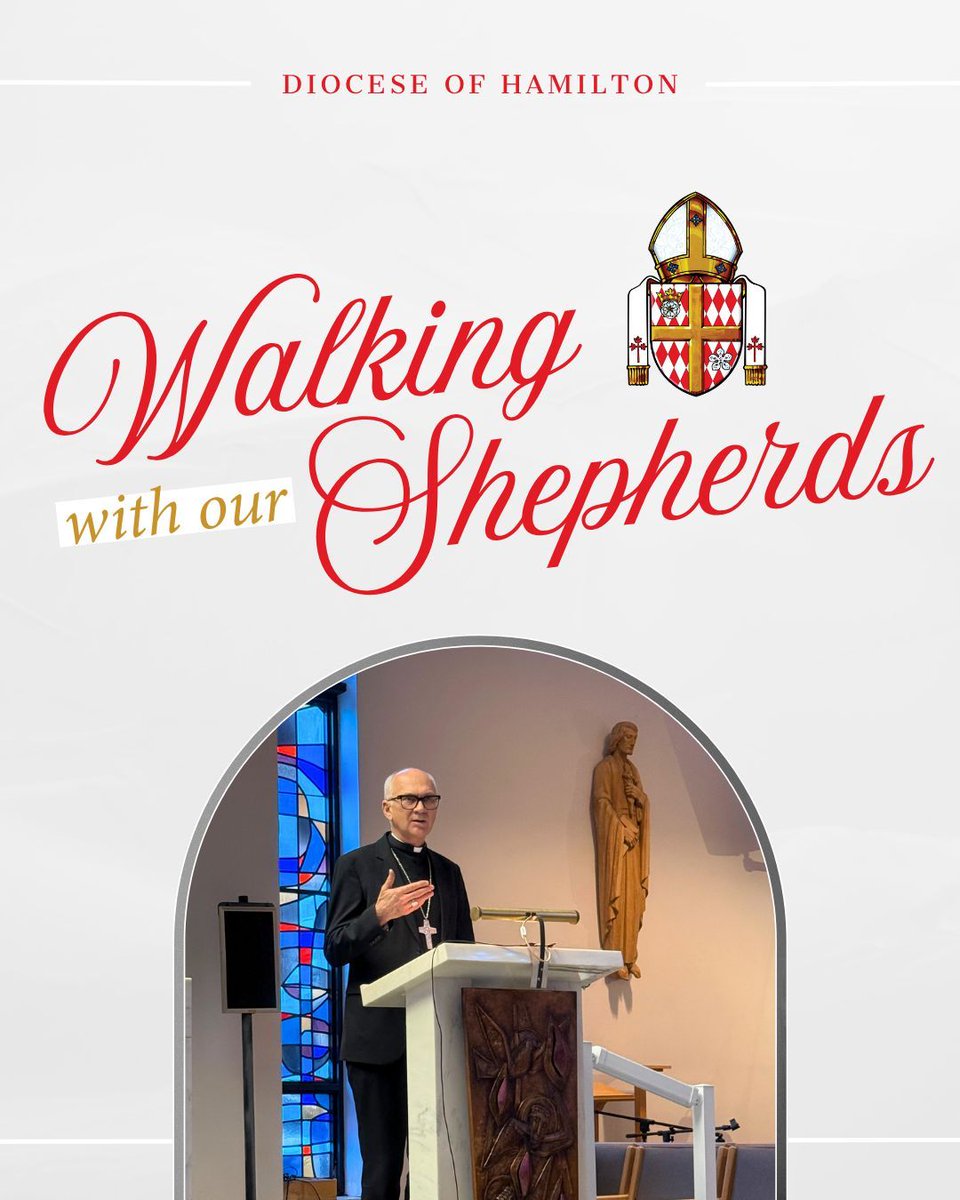 DioceseHamilton's tweet photo. On Wednesday, March 11, His Excellency, Bishop Joseph Dabrowski attended the Legacy Awards celebration at St. Joseph’s Villa in Dundas, honouring staff for their years of dedicated service and outstanding contributions to the community.
#WalkingWithOurShepherds #HamiltonDiocese https://t.co/AoouP51h5t