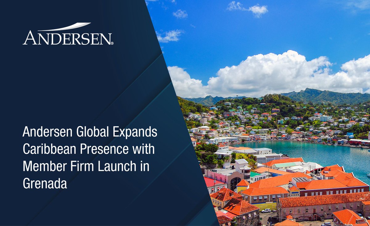 AndersenGlobal's tweet photo. Andersen Global continues to strengthen its presence in the Caribbean as JD Consulting adopts the Andersen brand and becomes a member firm, launching Andersen in Grenada. Read More: https://t.co/DapaIC0OF4 https://t.co/yQi6u4YFYu