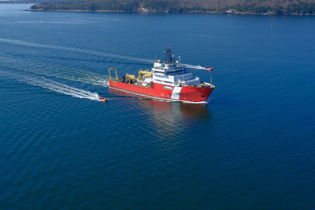 CoastGuardCAN's tweet image. After 43 days at sea, our largest science vessel, the CCGS Naalak Nappaaluk, has completed its transition from Victoria, #BritishColumbia, to Dartmouth, #NovaScotia. 

The vessel will be instrumental for science missions in the Atlantic and Arctic oceans for years to come. 🌊🔬