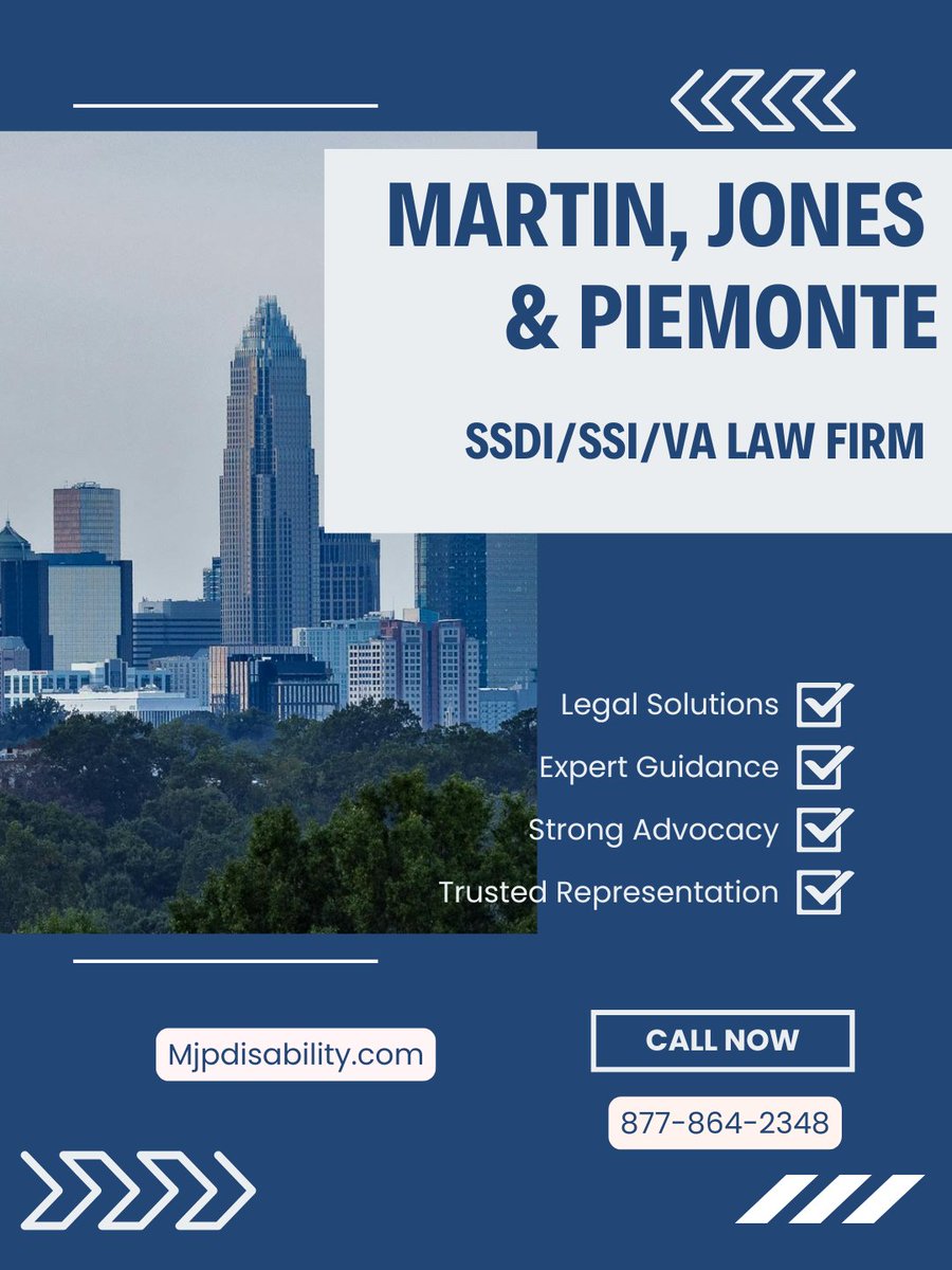 Martin, Jones & Piemonte Disability Lawyers tweet media