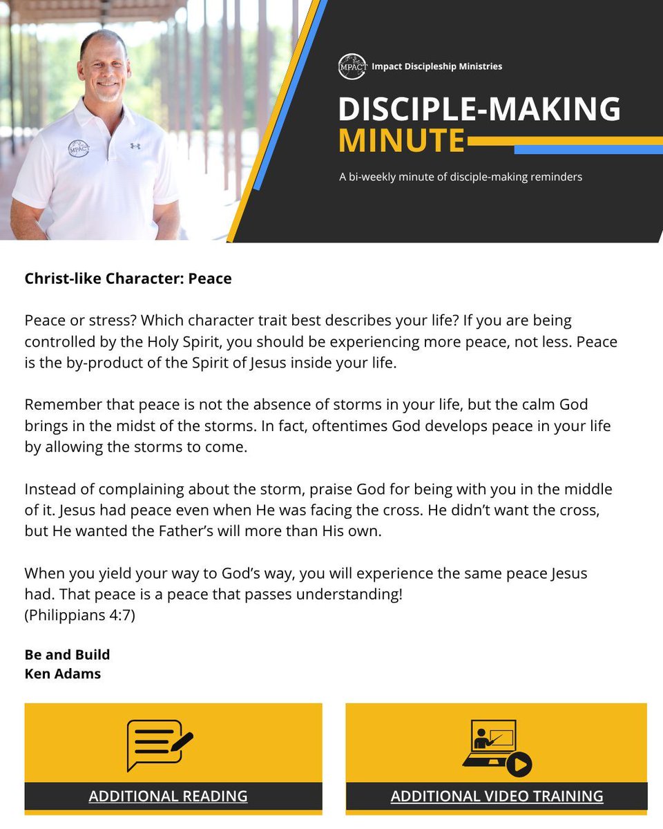 Impact Discipleship Ministries tweet media