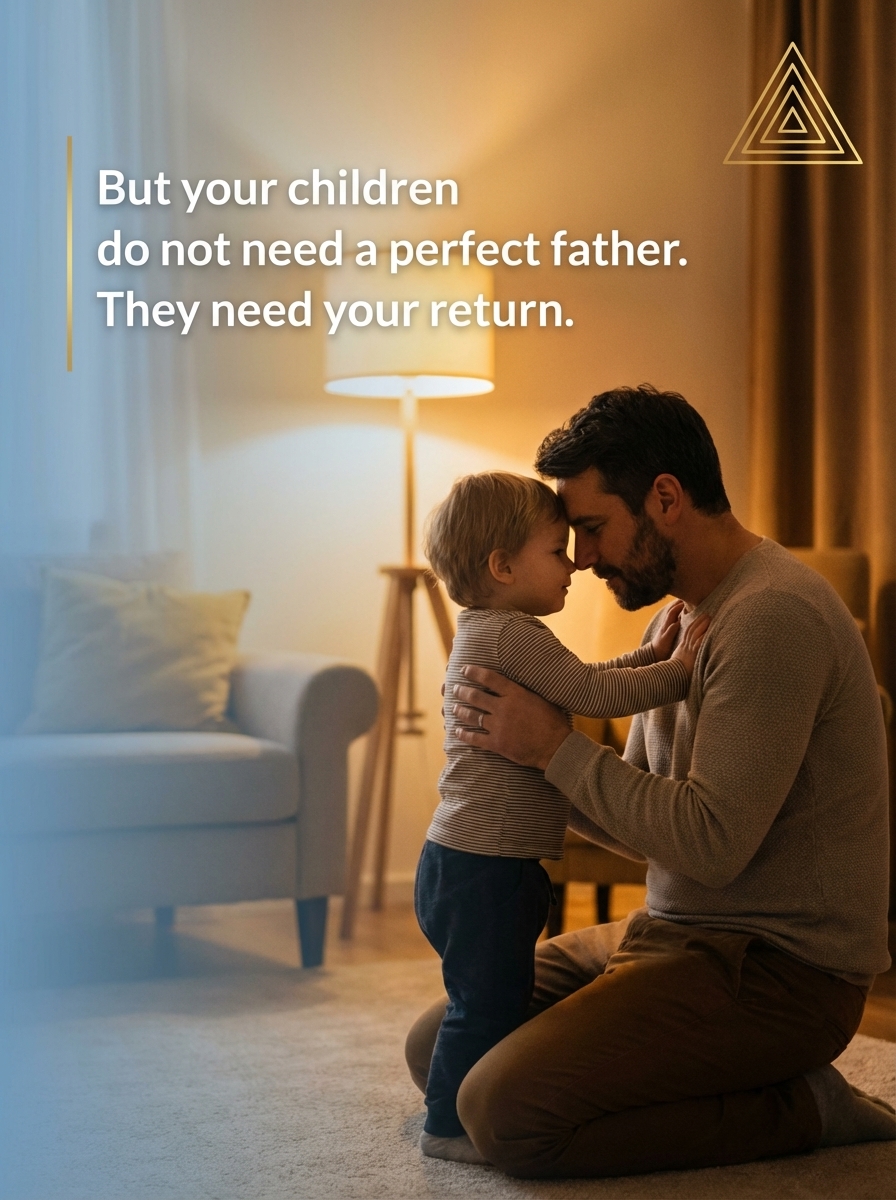 FatherFFormula's tweet photo. You didn’t fail… you drifted.
And drifting happens to men who carry too much for too long. 

But your kids don’t need perfect.
They just need you to come back. ❤️ 

https://t.co/POxILlBp6v https://t.co/76yXlPM2x2