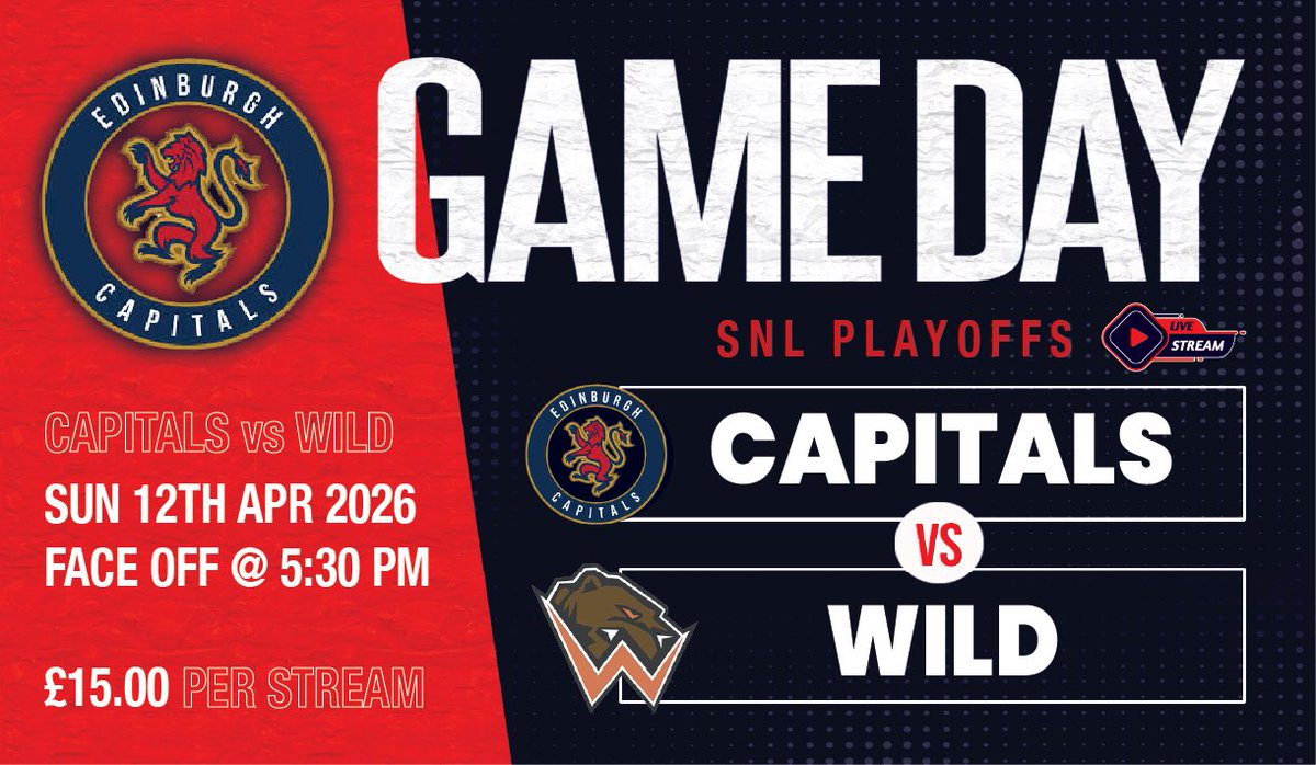 edcapitals's tweet photo. 🎥 𝗖𝗔𝗣𝗦 𝗧𝗩 𝗟𝗜𝗩𝗘 𝗦𝗧𝗥𝗘𝗔𝗠 🎥 

Unable to make this Sunday night❓

You can purchase the webcast as we take on @AyrshireWild 

If you want a shout out message Shaun Cowan and his team at @edcapitalstv on X 🦁 

📺 https://t.co/B9UPwTCcbr https://t.co/VS3prO7QDL