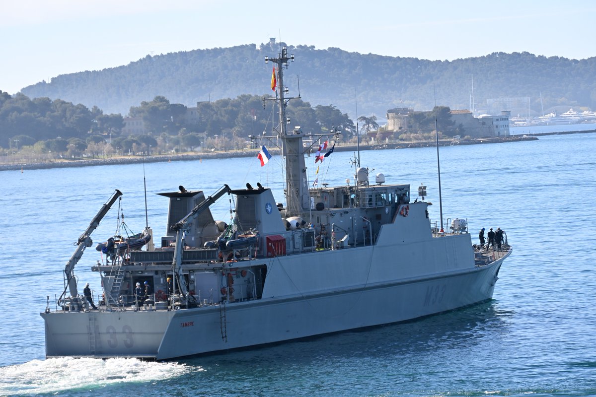 NATO_MARCOM's tweet image. #SNMCMG2 completed a port visit in Toulon 🇫🇷, strengthening cooperation and interoperability with the French Navy.

Now back at sea, continuing operational tasks. #WeAreNATO