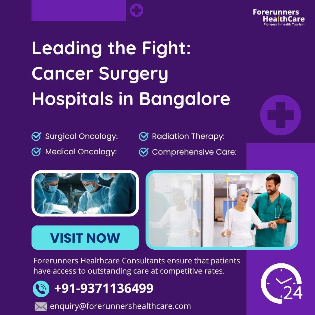 forerunnerscons's tweet image. Leading the Fight: Cancer Surgery Hospitals in Bangalore

🌐: briefingwire.com/pr/leading-the…

✉️: enquiry@forerunnershealthcare.com
📲: +91-9371136499

#CancerSurgery #CancerSpecialist #CancerHospitalBangalore