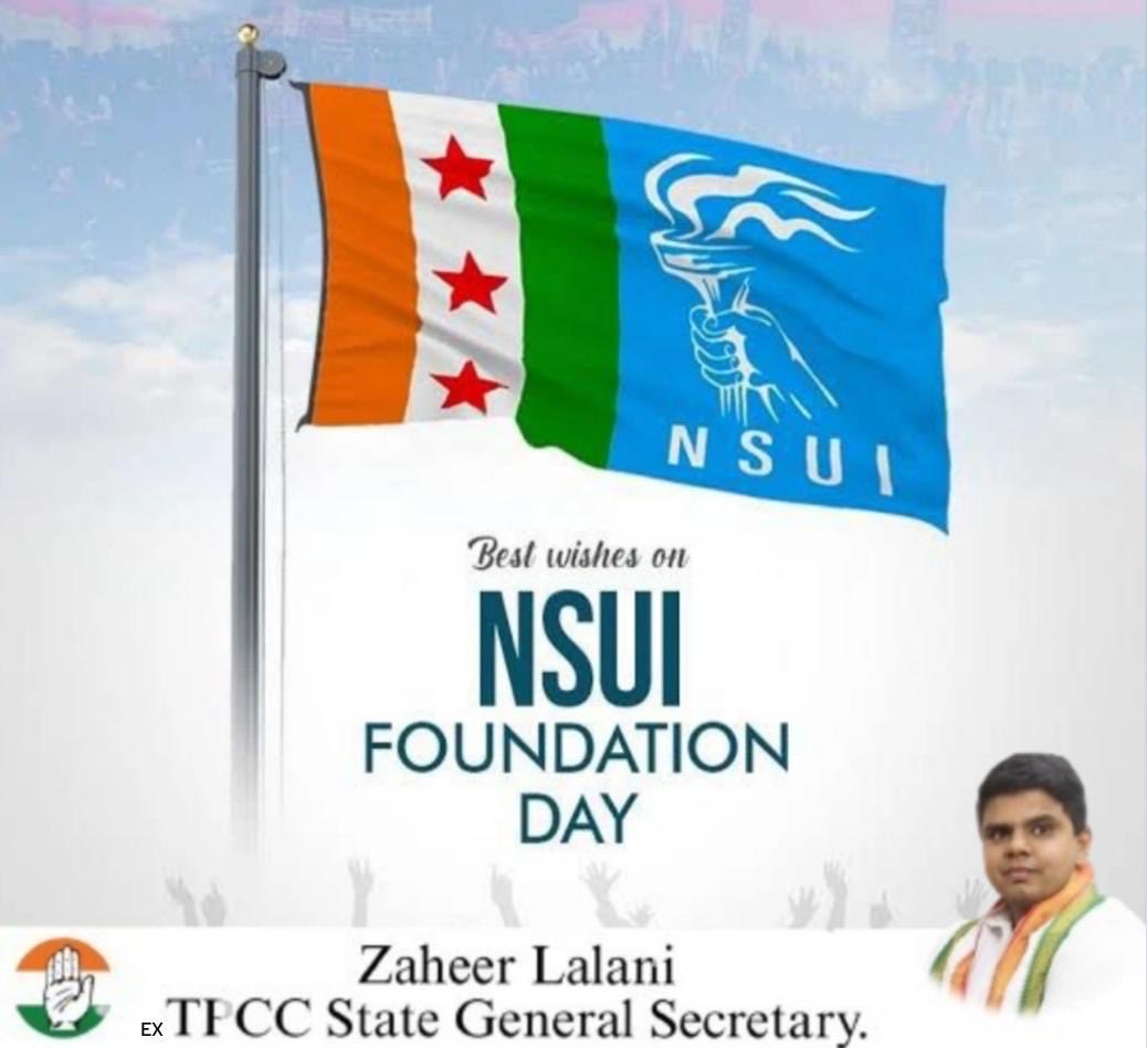 ZaheerLalani's tweet image. Students’ voice will never be silenced ✊
We stand for education, equality &amp;amp; justice
NSUI is the strength of youth power 💪
#NSUI #StudentPower #SaveEducation #YouthForChange

@nsui 

@RahulGandhi @kharge @priyankagandhi @revanth_anumula @Bhatti_Mallu @Bmaheshgoud6666 @UttamINC