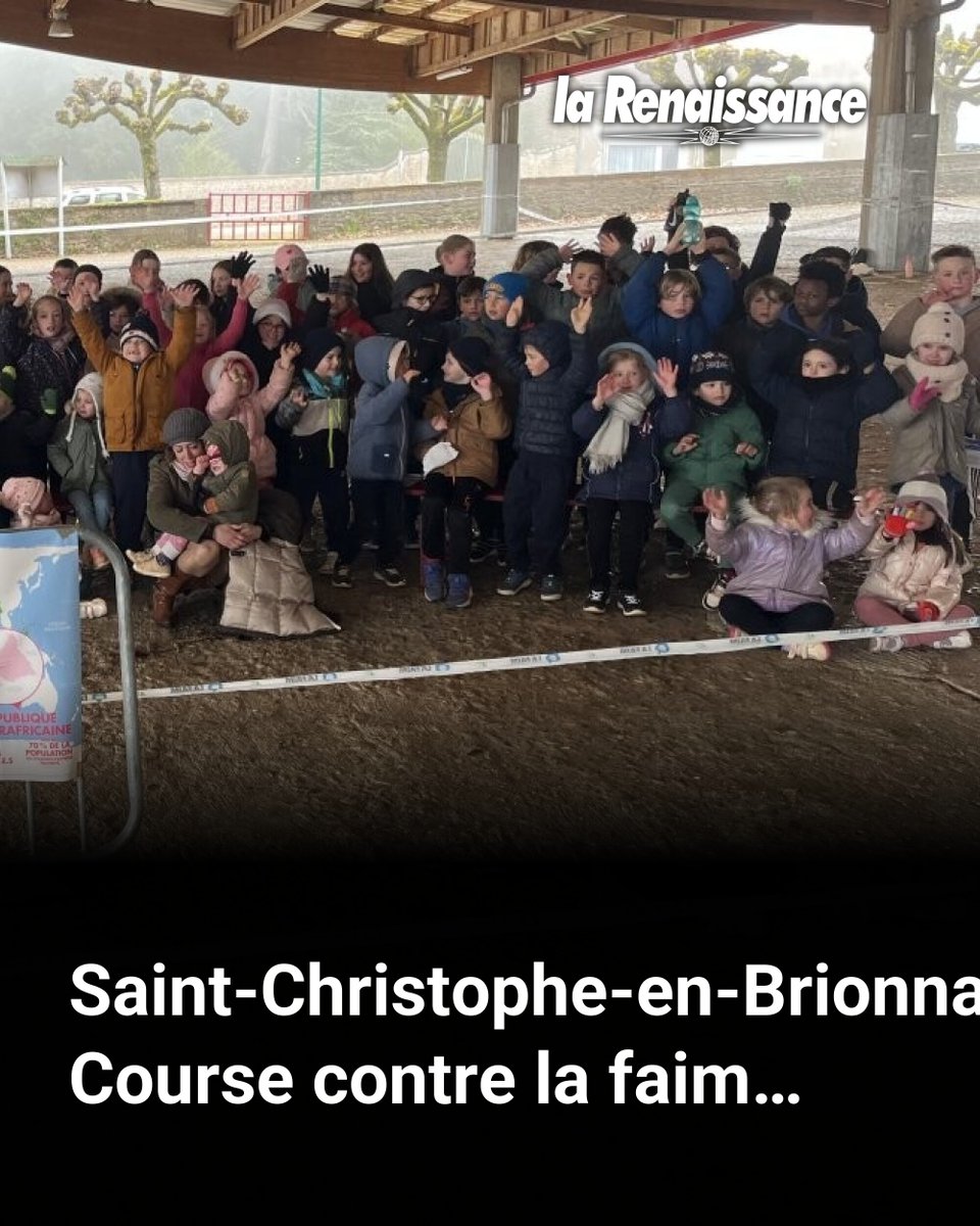 Les enfants du rassemblement pédagogique de Saint-Christophe-en-Brionnais ont organisé une course contre la faim : près de 3 000€ de promesse de dons.
➡️ l.larenaissancehebdo.fr/kY9